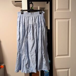 Light Blue Women's Skirt Sag Harbor